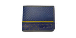 Load image into Gallery viewer, P1 Carbon Fiber Wallet Blue/Yellow
