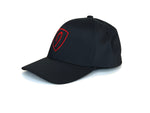 Load image into Gallery viewer, D Shield Performance Hat Black/Red
