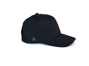 D Shield Performance Hat Black/Red