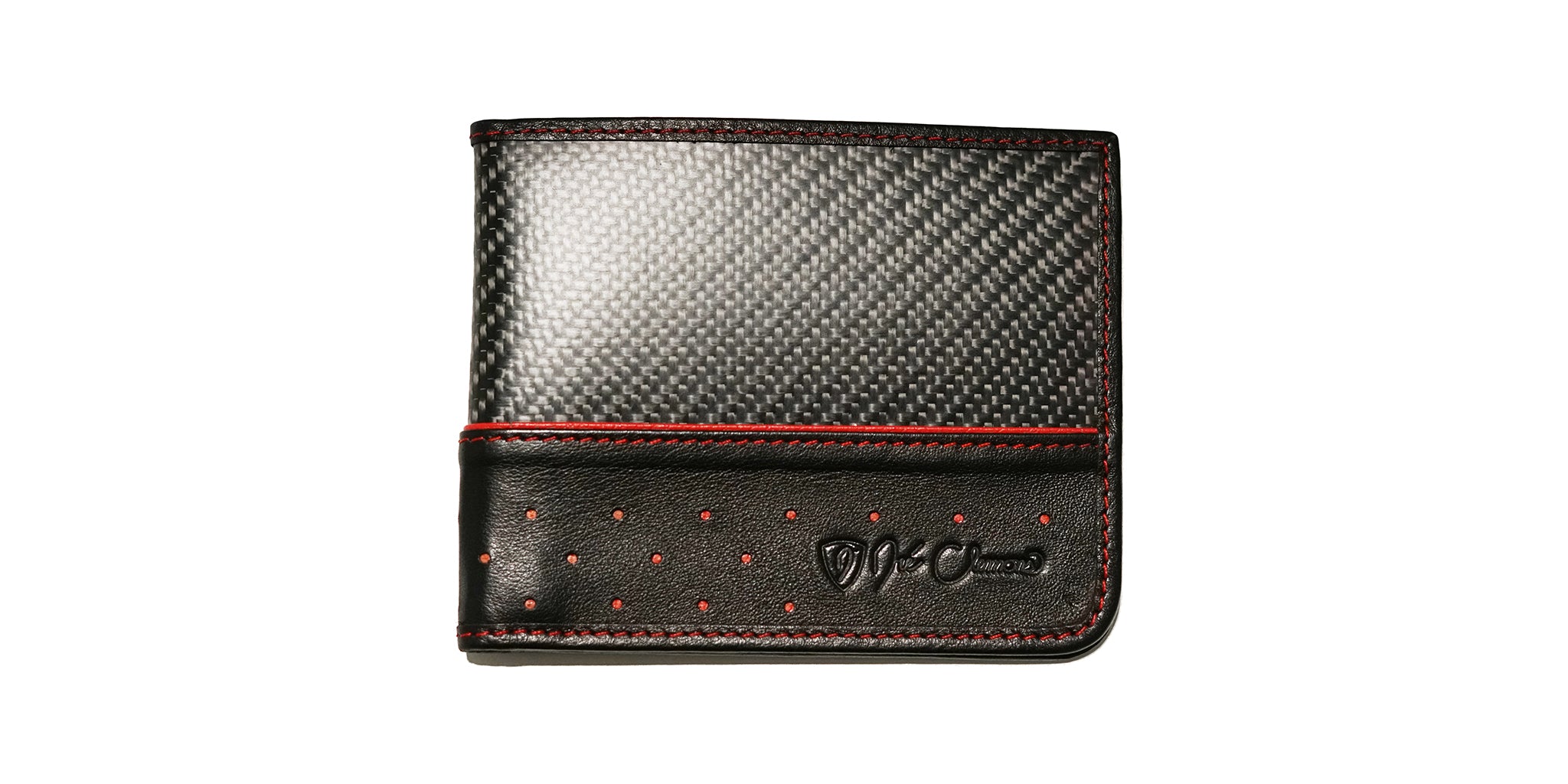 P1 Carbon Fiber Wallet Black/Red