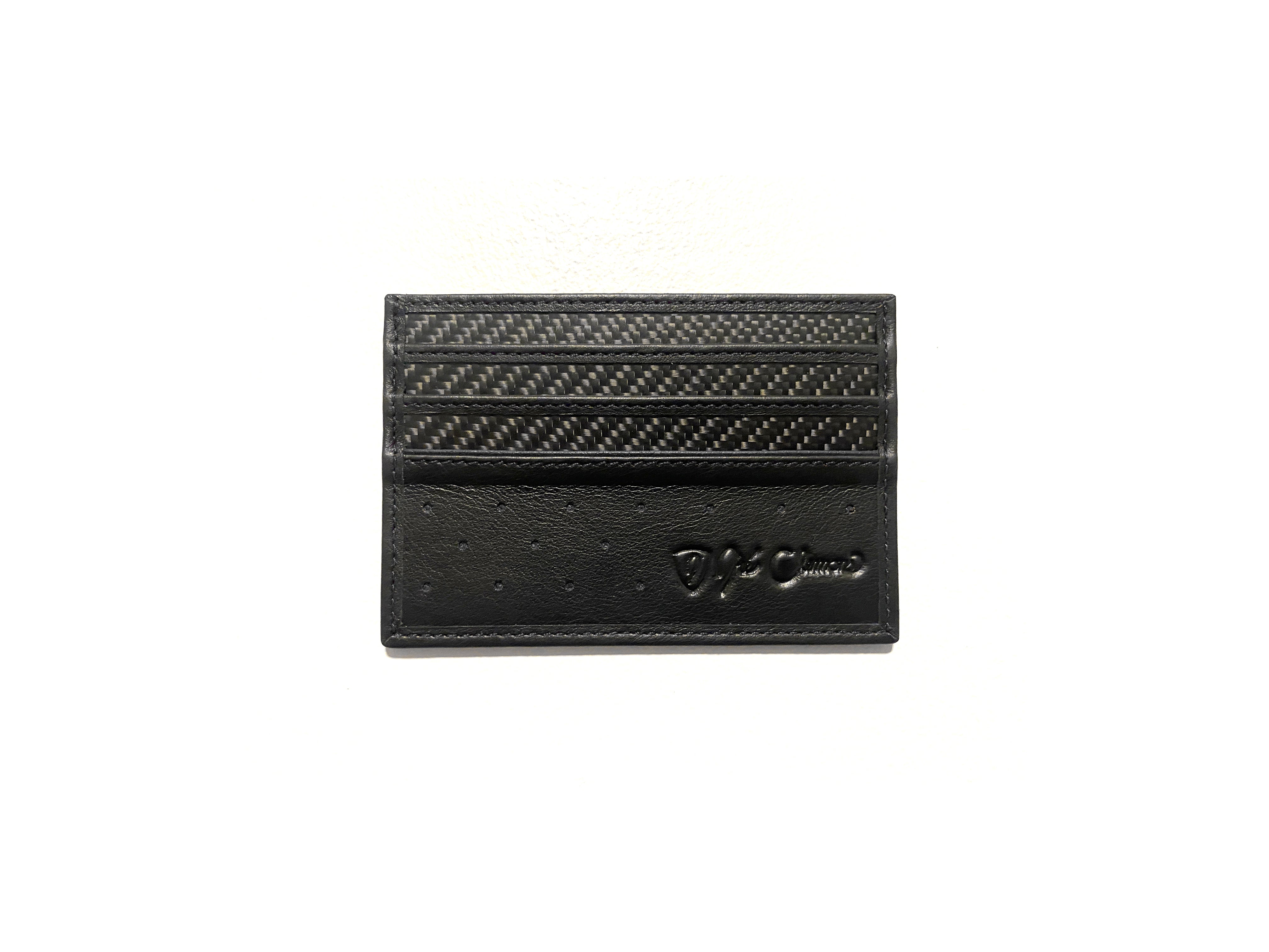 P1 Carbon Fiber Card Holder Black
